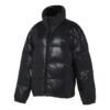 Chaqueta corta de plumón brillante “negra”