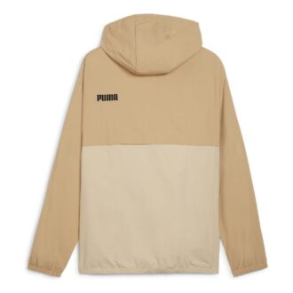 Chaqueta cortavientos con capucha “Beige”