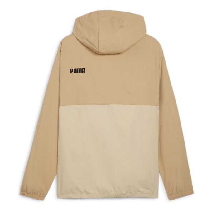 Chaqueta cortavientos con capucha “Beige”