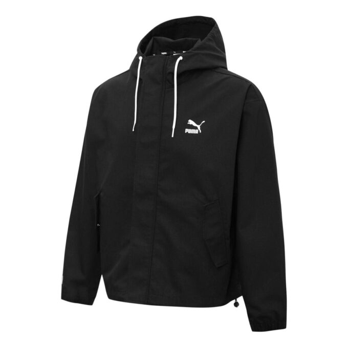 Chaqueta cortavientos con capucha “Negra”