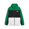 Chaqueta cortavientos con capucha “Negro Verde”