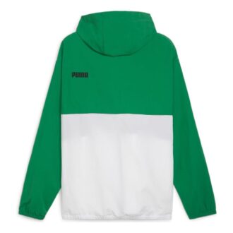 Chaqueta cortavientos con capucha “Negro Verde”