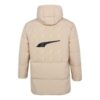 Chaqueta cortavientos de plumón beige