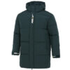 Chaqueta cortavientos de plumón verde