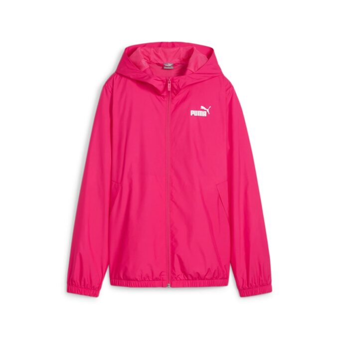 Chaqueta cortavientos Essentials Solid “Rosa intenso” (Mujeres)