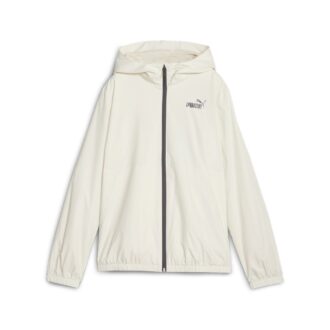 Chaqueta cortavientos Essentials Solid “White” (Mujeres)