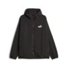 Chaqueta cortavientos extragrande con capucha “Negra”