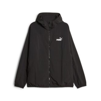 Chaqueta cortavientos extragrande con capucha “Negra”