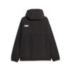 Chaqueta cortavientos extragrande con capucha “Negra”