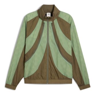 Chaqueta cortavientos holgada PUMA x KIDSUPER “Verde polvoriento”