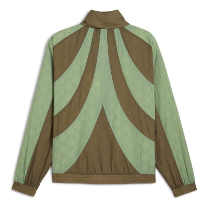 Chaqueta cortavientos holgada PUMA x KIDSUPER “Verde polvoriento”