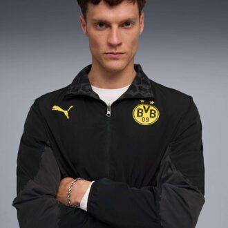 Chaqueta cortavientos reversible de fútbol PUMA x KIDSUPER Borussia Dortmund para hombre