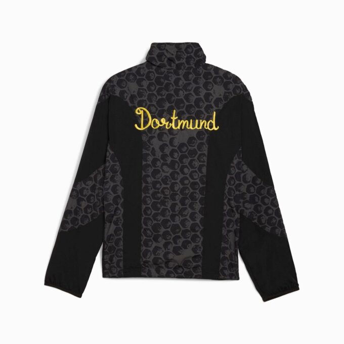 Chaqueta cortavientos reversible de fútbol PUMA x KIDSUPER Borussia Dortmund para hombre Chaqueta cortavientos reversible de fútbol PUMA x KIDSUPER Borussia Dortmund para hombre