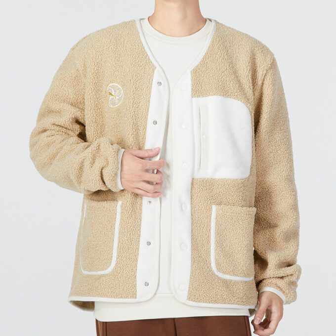 Chaqueta Das CC con cuello alto “Beige”