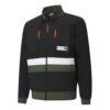 Chaqueta de baloncesto acolchada de invierno “Parket” (negro y verde)