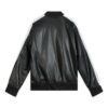 Chaqueta de béisbol de piel sintética T7 “Negro y blanco”