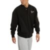 Chaqueta de béisbol negra con logo