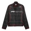 Chaqueta de carreras de Fórmula 1 75 años, corte holgado, color negro