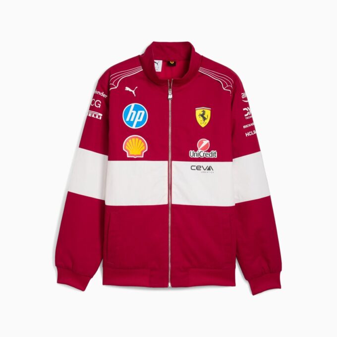 Chaqueta de carreras para hombre de la Scuderia Ferrari Chaqueta de carreras para hombre de la Scuderia Ferrari
