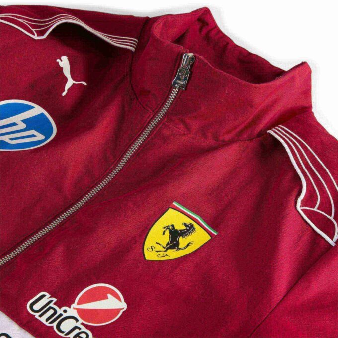 Chaqueta de carreras para hombre de la Scuderia Ferrari Chaqueta de carreras para hombre de la Scuderia Ferrari
