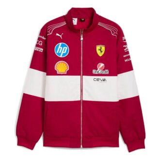 Chaqueta de carreras PUMA x Scuderia Ferrari “Cereza oscuro”