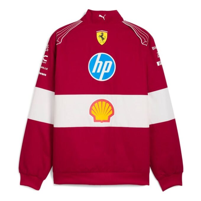Chaqueta de carreras PUMA x Scuderia Ferrari “Cereza oscuro”