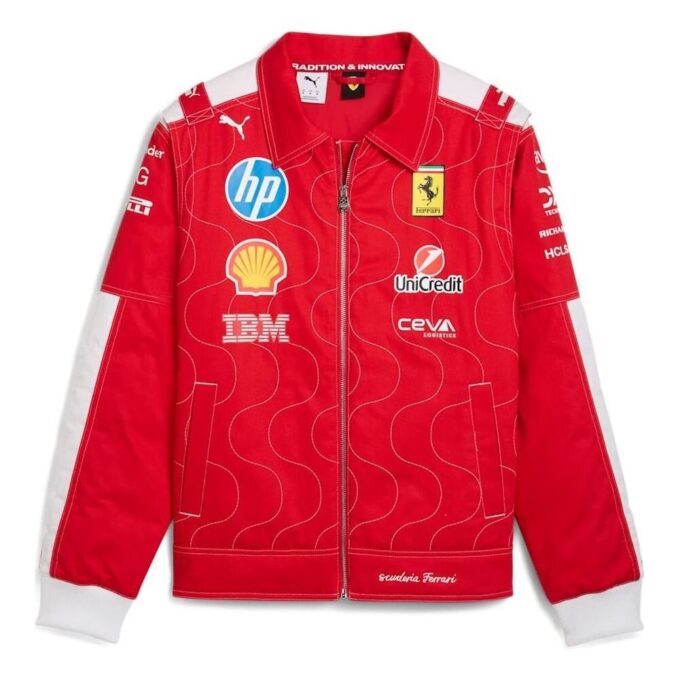 Chaqueta de carreras PUMA x Scuderia Ferrari Monza “Rosso Corsa”