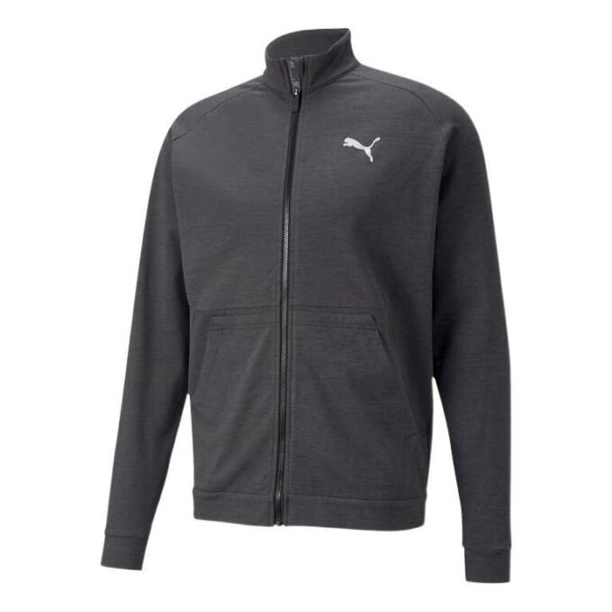 Chaqueta de entrenamiento Cloudspun con cremallera completa “Negra”