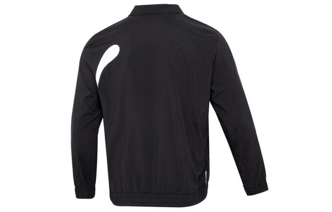 Chaqueta de entrenamiento tejida con forro para grandes felinos, color negro