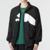 Chaqueta de entrenamiento tejida con forro para grandes felinos, color negro