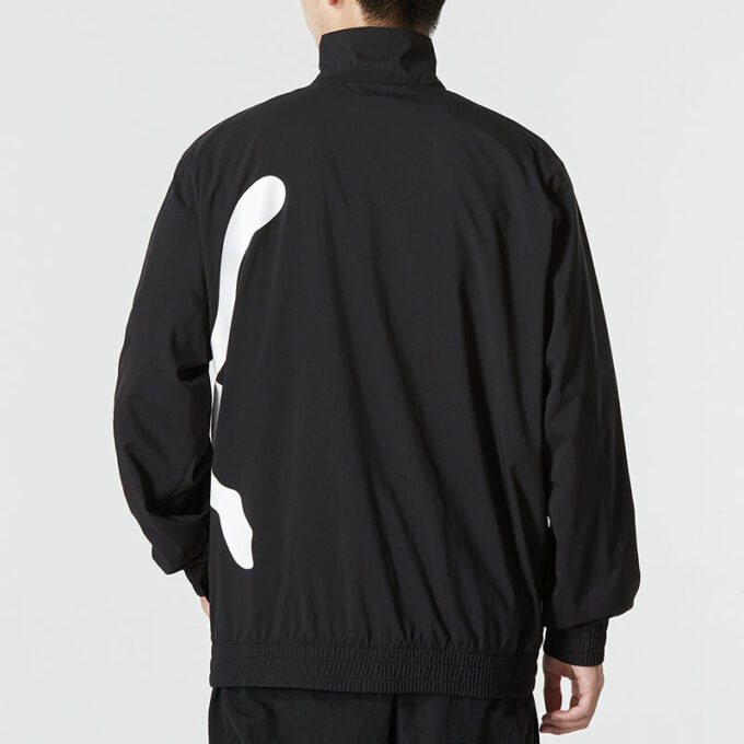 Chaqueta de entrenamiento tejida con forro para grandes felinos, color negro