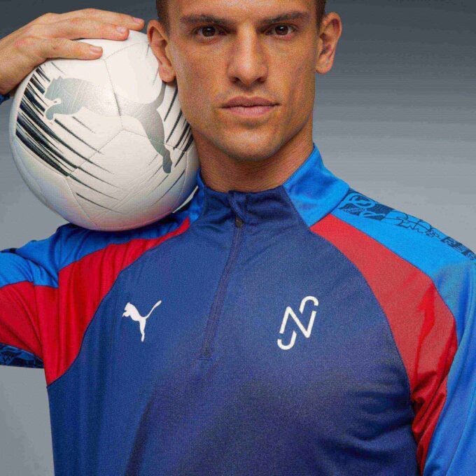 Chaqueta de fútbol con cremallera de un cuarto para hombre de Neymar Jr. Playmaker Chaqueta de fútbol con cremallera de un cuarto para hombre de Neymar Jr. Playmaker