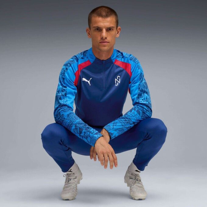 Chaqueta de fútbol con cremallera de un cuarto para hombre de Neymar Jr. Playmaker Chaqueta de fútbol con cremallera de un cuarto para hombre de Neymar Jr. Playmaker