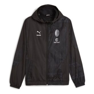 Chaqueta de fútbol PUMA x AC MILAN PLEASURES para antes del partido “Negra”