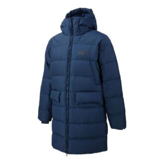Chaqueta de invierno de plumón azul marino