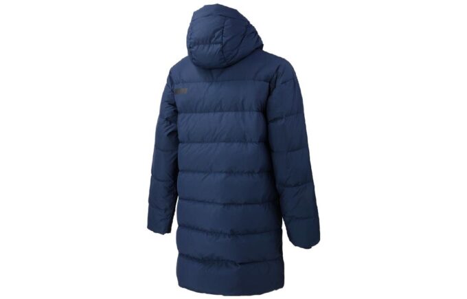 Chaqueta de invierno de plumón azul marino