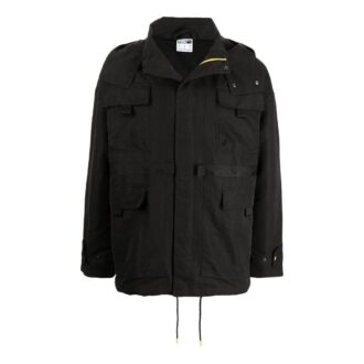 Chaqueta de longitud media PUMA x Central Saint Martins “Negra”