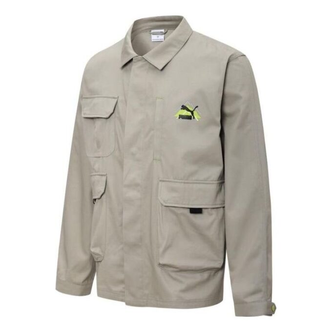 Chaqueta de montaña para acampar, color gris