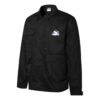 Chaqueta de montaña para acampar, color negro