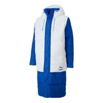 Chaqueta de plumas “Azul y blanco”
