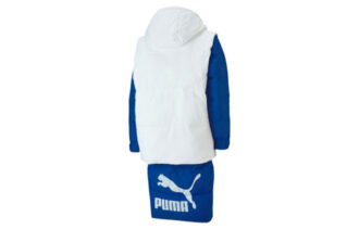 Chaqueta de plumas “Azul y blanco”