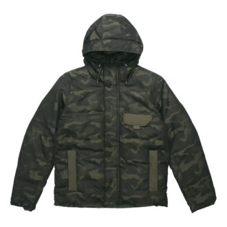 Chaqueta de plumas de camuflaje con capucha Streetstyle 480 “Negra”