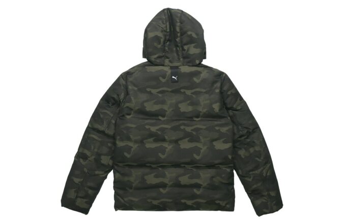 Chaqueta de plumas de camuflaje con capucha Streetstyle 480 “Negra”