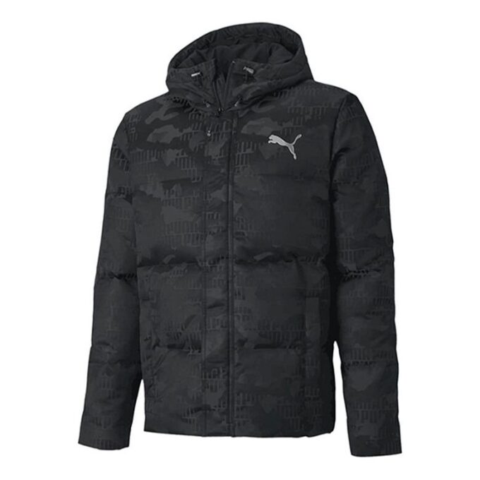 Chaqueta de plumas de camuflaje “Negro y blanco”