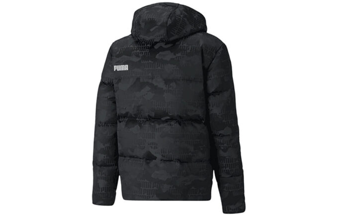 Chaqueta de plumas de camuflaje “Negro y blanco”