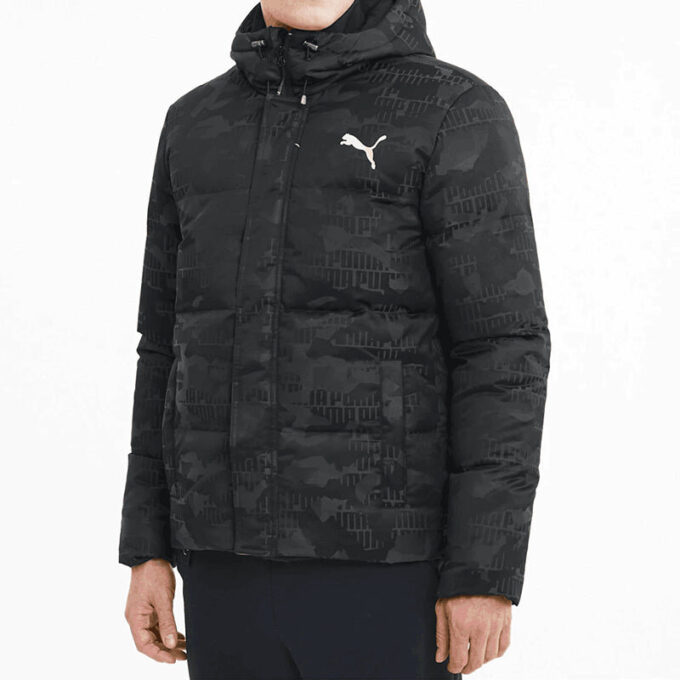 Chaqueta de plumas de camuflaje “Negro y blanco”