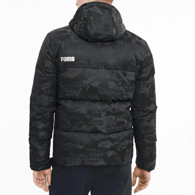 Chaqueta de plumas de camuflaje “Negro y blanco”