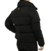 Chaqueta de plumas estilo 480 para mujer, color negro