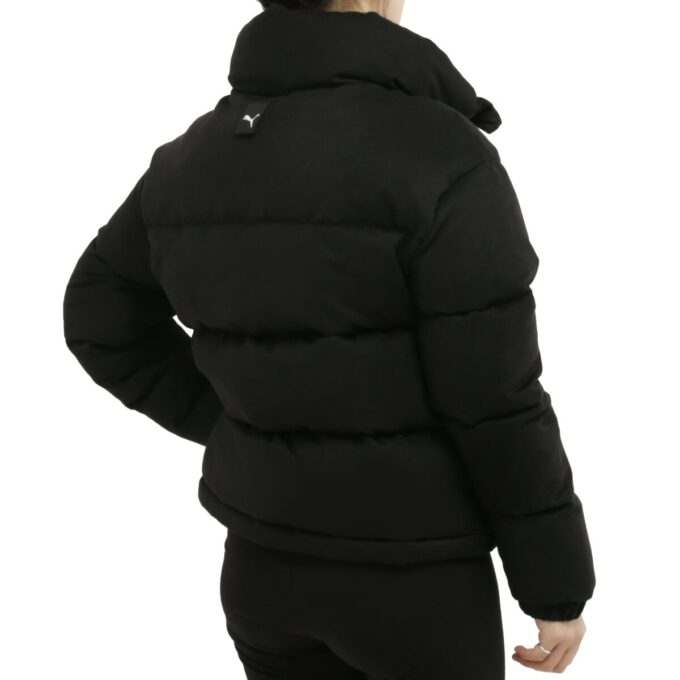 Chaqueta de plumas estilo 480 para mujer, color negro