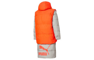 Chaqueta de plumas “Gris Naranja”